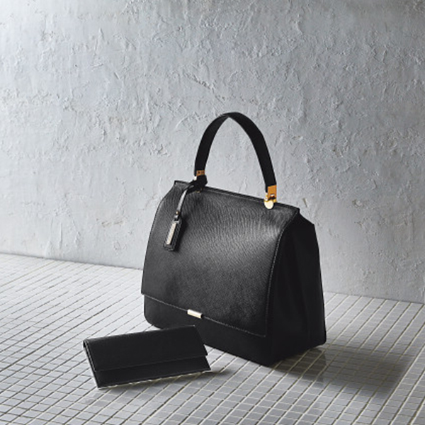 キャティフェラーリ　バッグ＆財布セット　ブラック