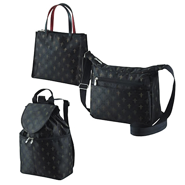 桐生織ジャガードバッグ３点セット