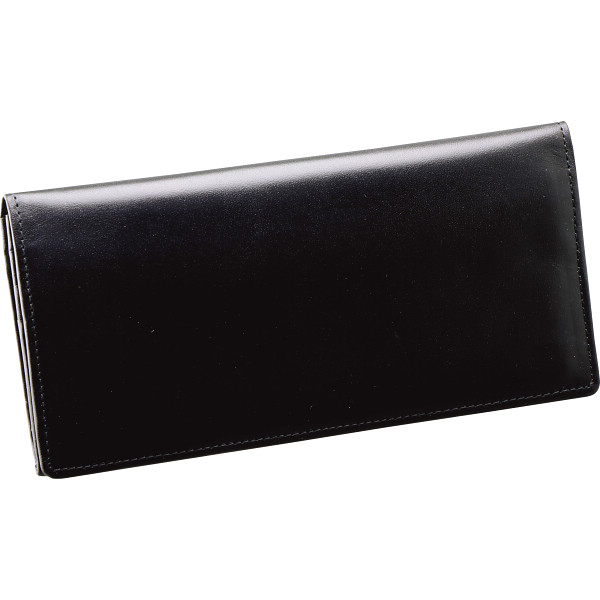 手塗りオイルレザー　ササマチ長財布　ブラック