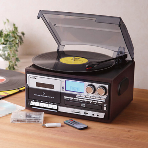 多機能レコードプレーヤー
