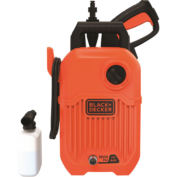 ブラック＋デッカー　スリム高圧洗浄機　オレンジ＆ブラック