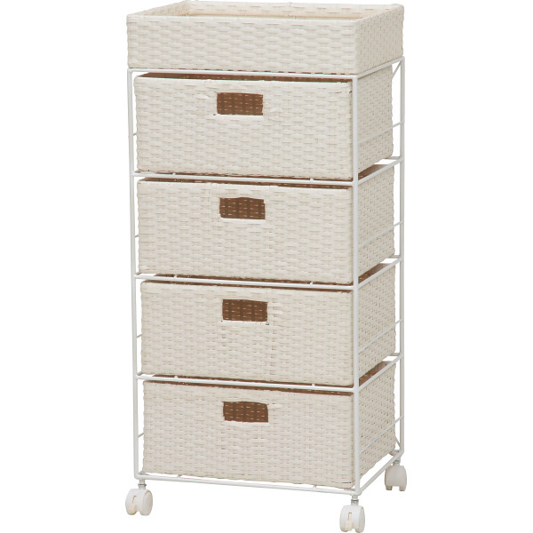 ランドリーチェスト　ホワイト