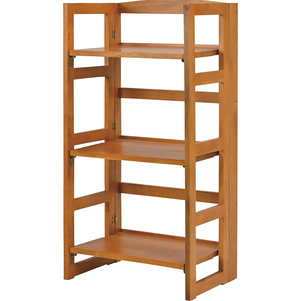 天然木シェルフ（折りたたみ式）