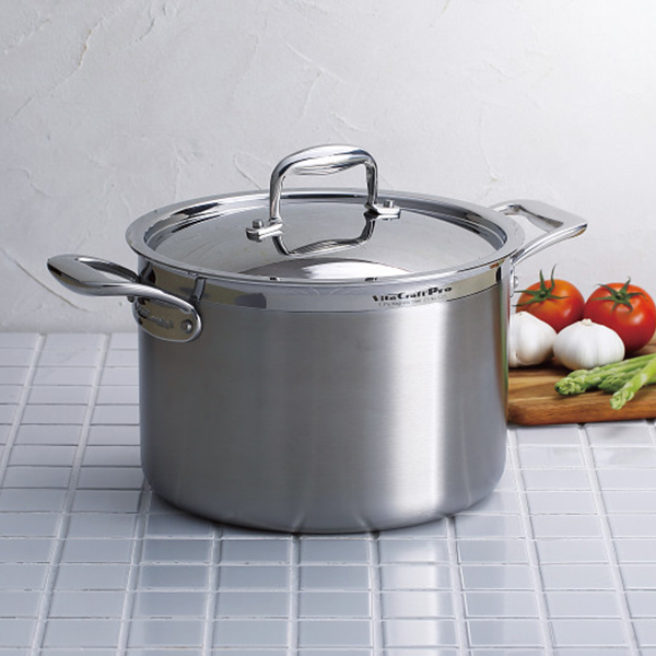 ビタクラフト　プロ　半寸胴鍋（２４ｃｍ）