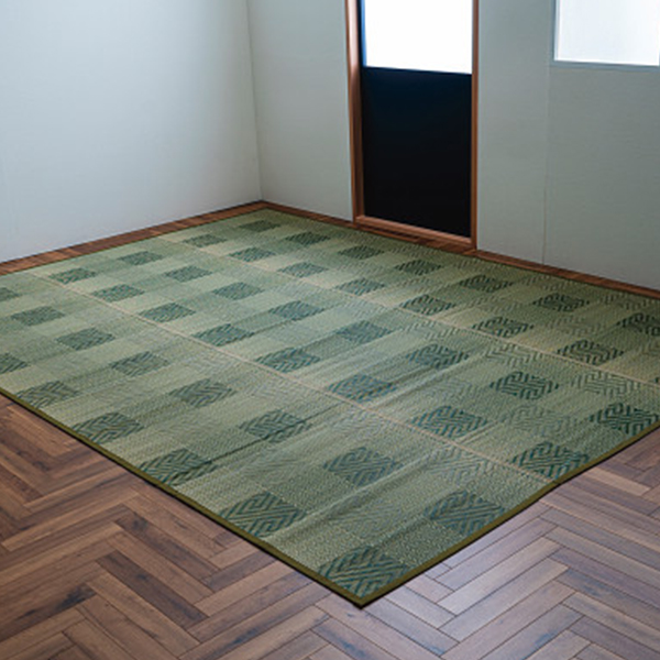 日本製い草カーペット　グリーン