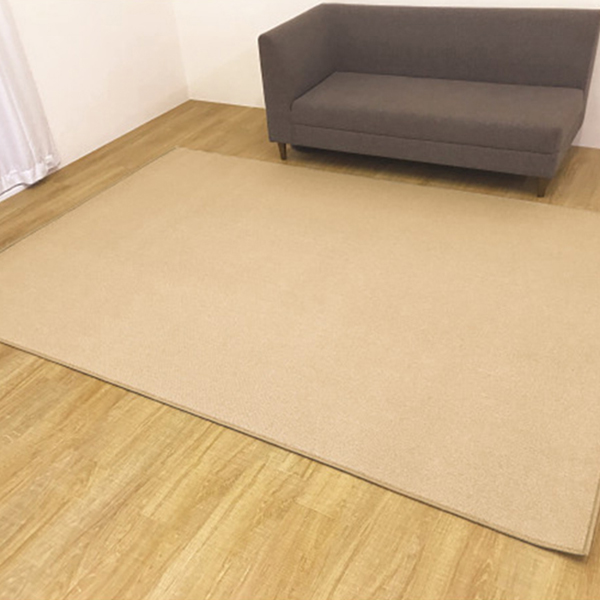 日本製　防炎・はっ水ラグ　ベージュ