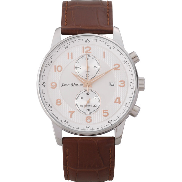 ジャパンマイスター　メンズウオッチ　ブラウン