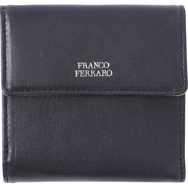 フランコフェラーロ　折財布　ネイビー