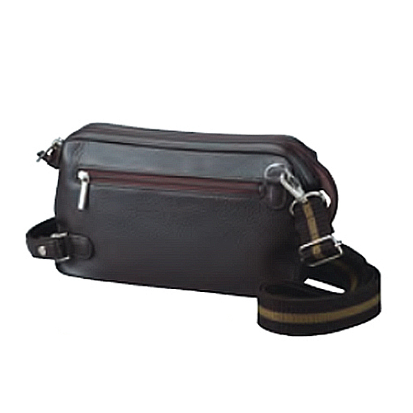 プレリーギンザ　２ＷＡＹショルダーバッグ　ダークブラウン