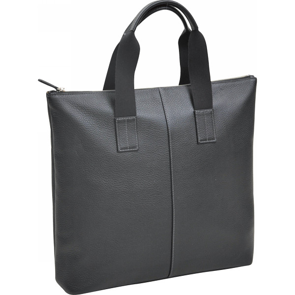 良品工房　日本製牛革トートバッグ　黒