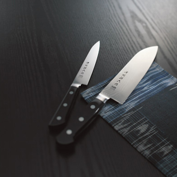 濃州孫六作　ダマスカス包丁２本セット