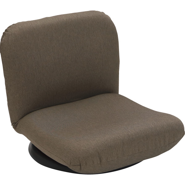 産学連携　ローバック回転座椅子　ブラウン