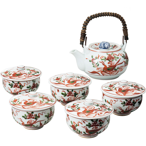 波佐見焼　古伊万里写し絵番茶器揃