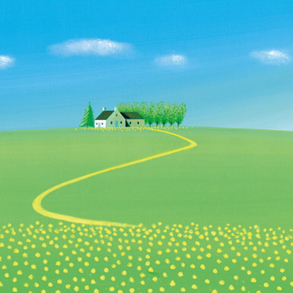 葉祥明「Ｈｉｇｈｌａｎｄｓｃａｐｅ」