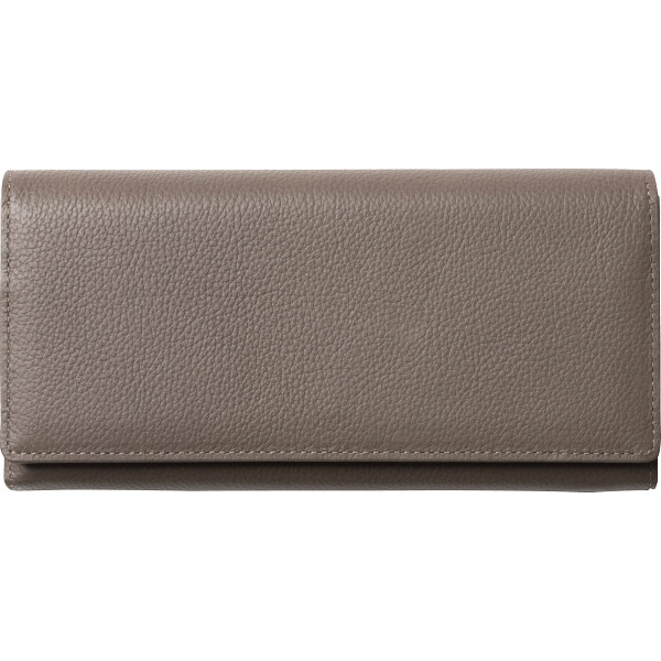 シュリンクレザー長財布　トープ