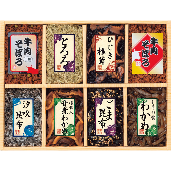 味匠　釜炊佃煮８品詰合せ（Ｍ－３０）