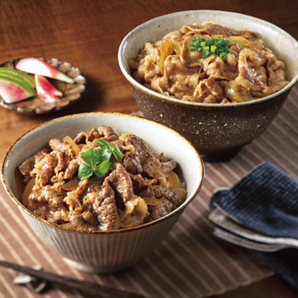 青葉牛と庄内ＳＰＦ豚バラスライス食べくらべ（計３５０ｇ）