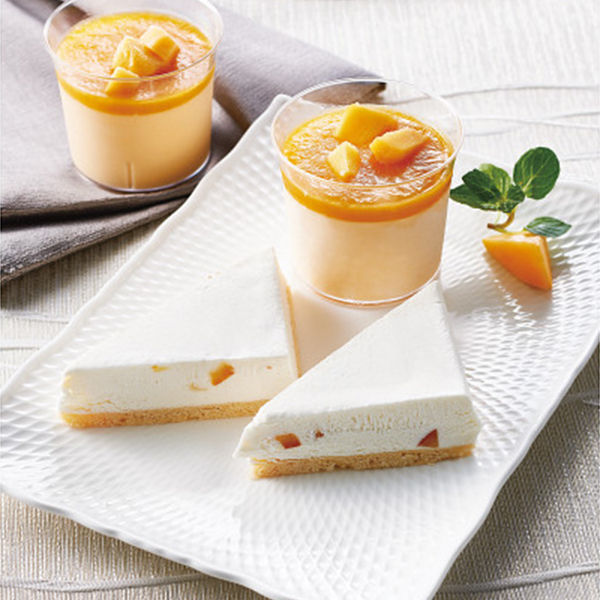 「乳蔵」レアチーズケーキ＆マンゴープリン