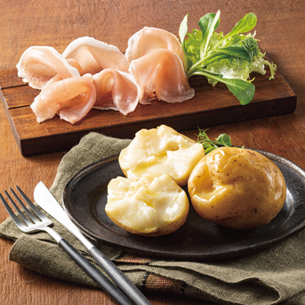 生ハムとじゃがバタ