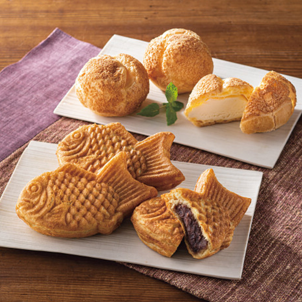 「乳蔵」ミルクシュー＆たい焼き