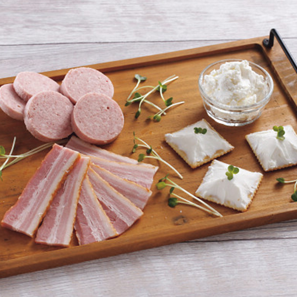 チーズとベーコンセット