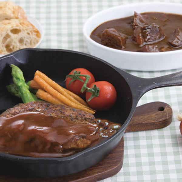 ローストビーフの店鎌倉山　ハンバーグ＆ビーフシチューセット