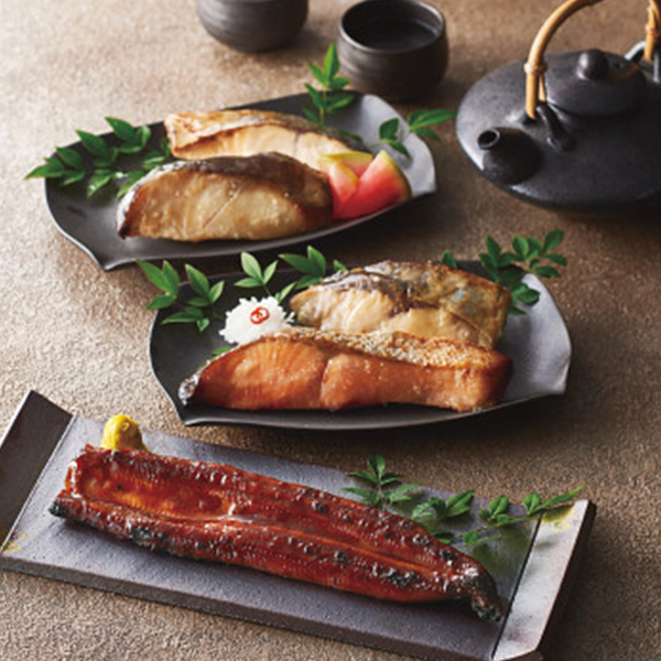 竹八あぶり吟醸漬＆うなぎ蒲焼き詰合せ　