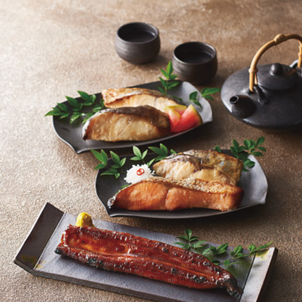 竹八あぶり吟醸漬＆うなぎ蒲焼き詰合せ　