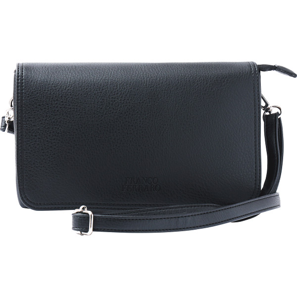 フランコフェラーロ　多機能ショルダーバッグ　ブラック