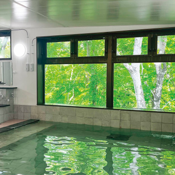 奥州平泉温泉　そば庵しづか亭　日帰り入浴＋昼食付　２名様