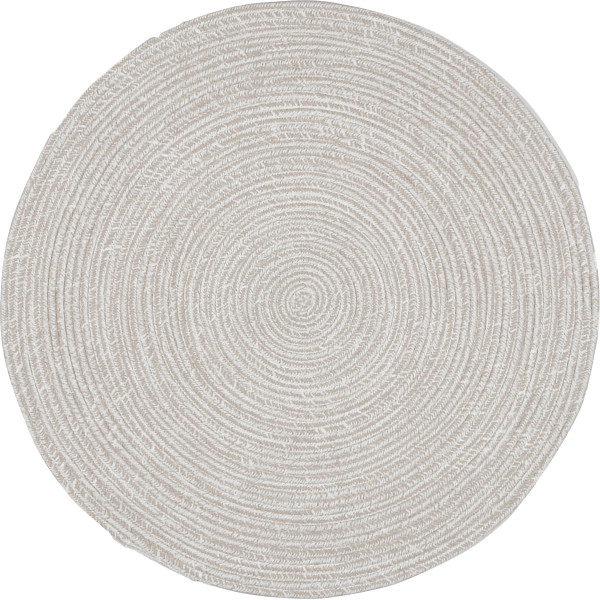 コットンブレイドラグ　グレー