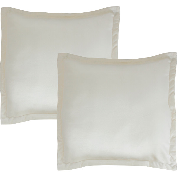 ジャンボクッション２個セット　アイボリー