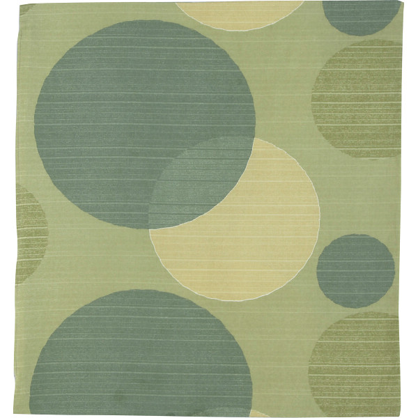 座布団カバー１０枚セット（丸重ね）　グリーン