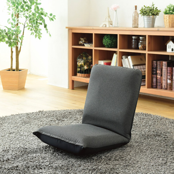 折りたたみ座椅子　グレー