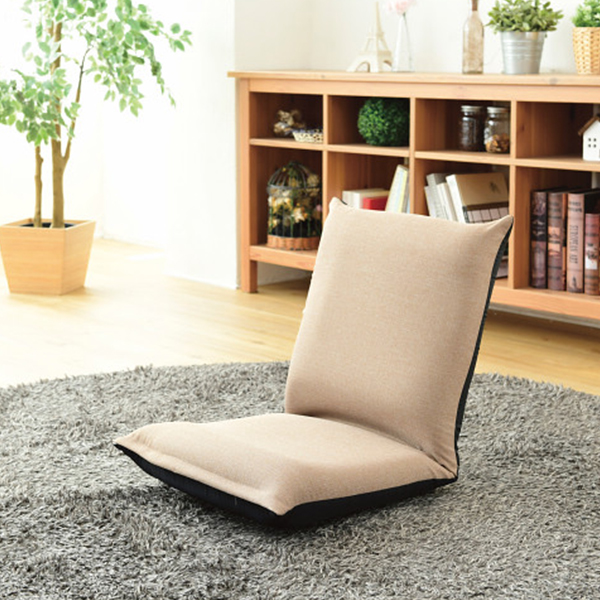 折りたたみ座椅子　ベージュ