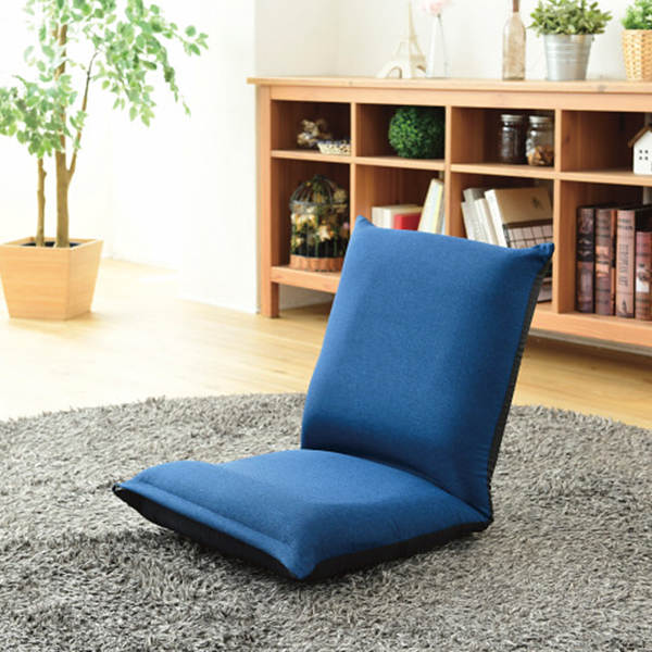 折りたたみ座椅子　ブルー