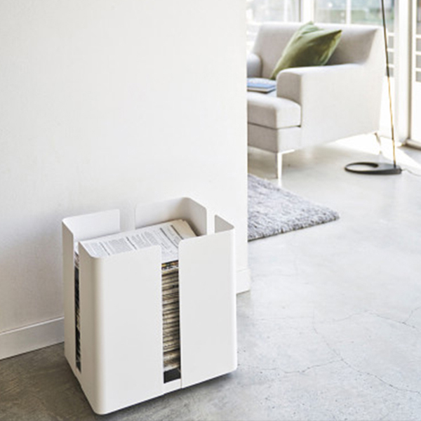 キャスター付きニューズラック　ホワイト