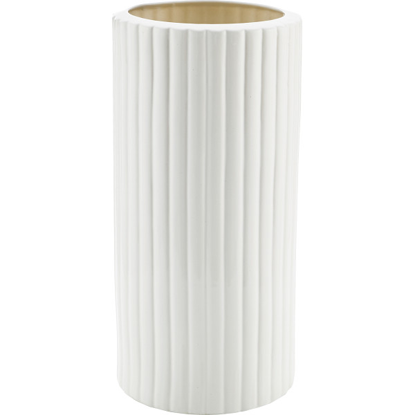 陶器傘立て　ホワイト