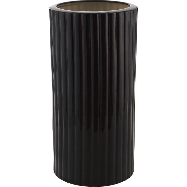 陶器傘立て　ブラック