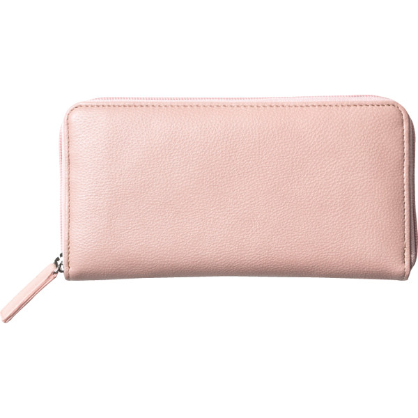 イルムス　ラウンドファスナー長財布　ピンク