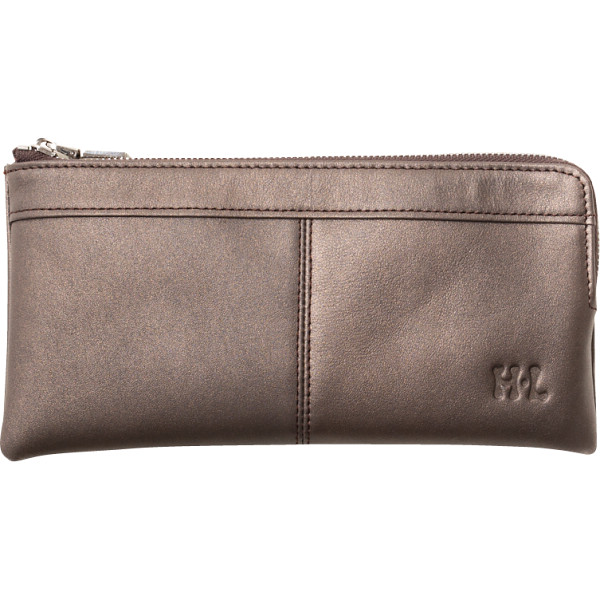 アッシュエル　長財布　ブラウン