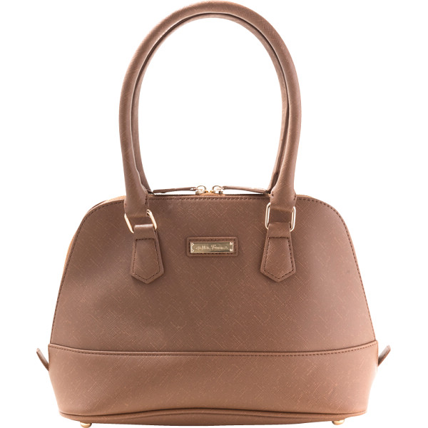 キャティフェラーリ　エレガントバッグ　キャメル