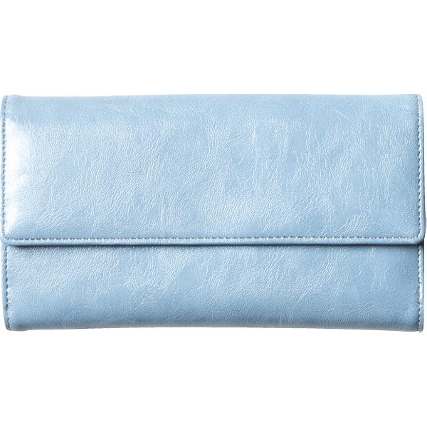 イルムス　長財布（カード入れ１２室）　ブルー