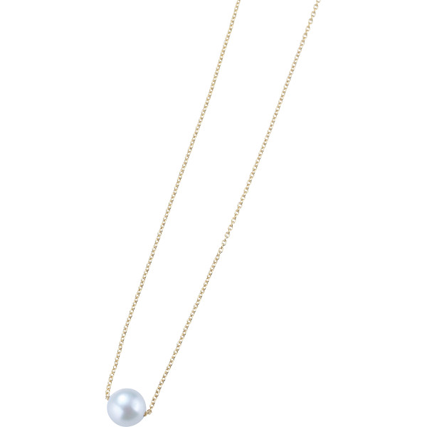 本真珠ペンダント　ゴールドカラー