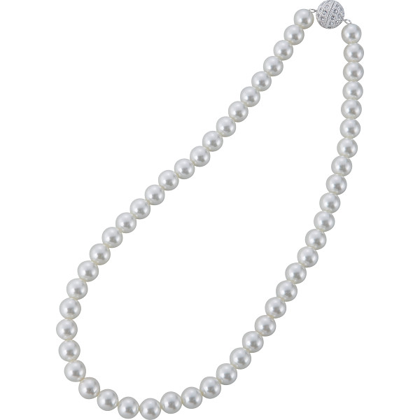 セ・ルーアン　貝パールネックレス　ホワイト