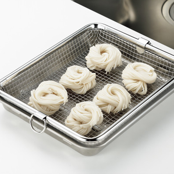 円熟の技　ステンレスバット＆角ザルセット