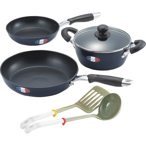 ジャンヌ・エコール　鍋３点セット　ツール付