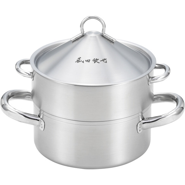 菰田欣也　飲茶蒸し鍋（１６ｃｍ）２段