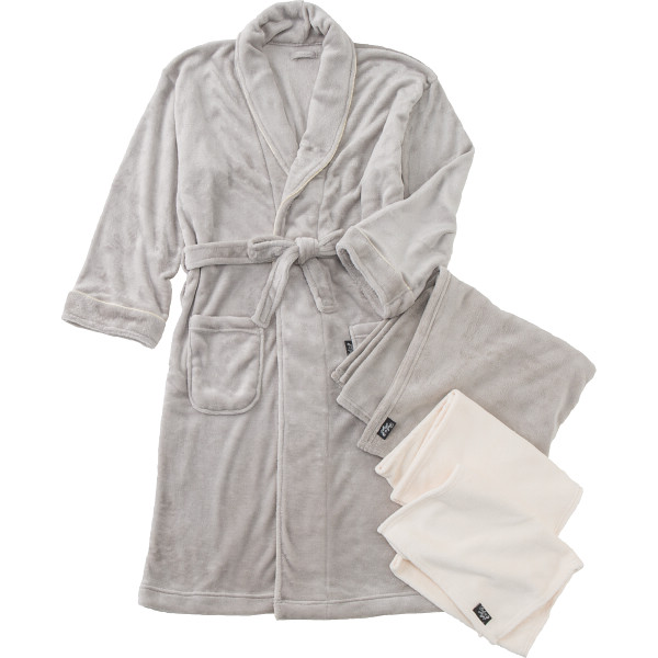 ＤＯＬＣＩＳ　マイクロファイバーバスローブ＆高吸水タオルセット