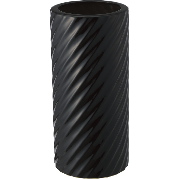 陶器傘立て　ブラック